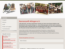 Tablet Screenshot of nz-ailingen.de